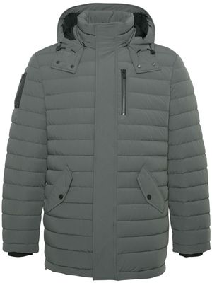 Moose Knuckles Greystone quilted hooded jacket