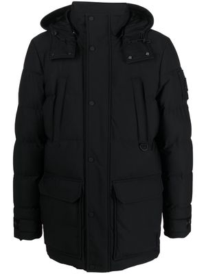 Moose Knuckles hooded puffer jacket - Black