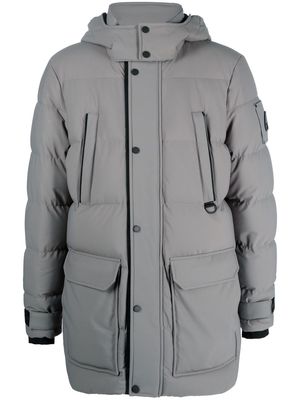 Moose Knuckles hooded puffer jacket - Grey