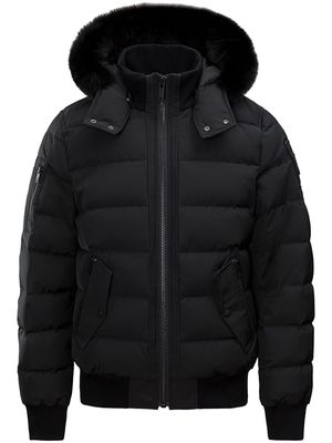 Moose Knuckles Ladriere hooded padded jacket - Black