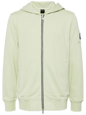 Moose Knuckles logo-appliqué cotton track jacket - Green