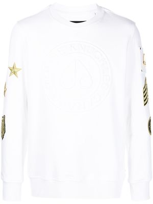 Moose Knuckles logo-print sweatshirt - White