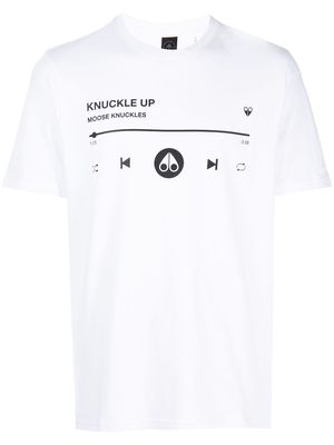 Moose Knuckles logo print T-shirt - Multicolour