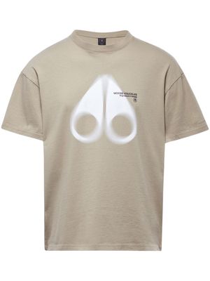 Moose Knuckles Maurice logo-print T-shirt - Neutrals