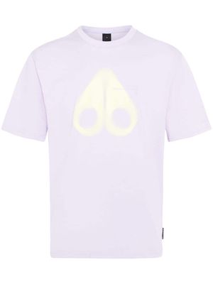 Moose Knuckles Maurice logo-print T-shirt - Purple