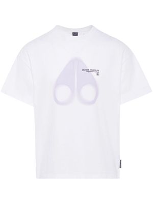 Moose Knuckles Maurice logo-print T-shirt - White