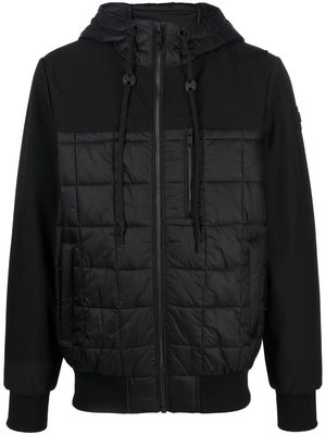 Moose Knuckles padded drawstring-hooded jacket - Black