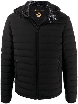Moose Knuckles padded hooded jacket - Black