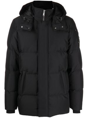 Moose Knuckles padded zip-up jacket - Black
