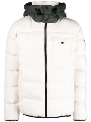 Moose Knuckles panelled padded jacket - White