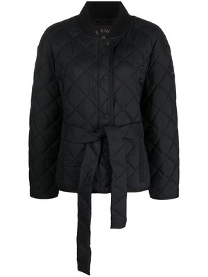 Moose Knuckles Queensway quilted belted jacket - Black