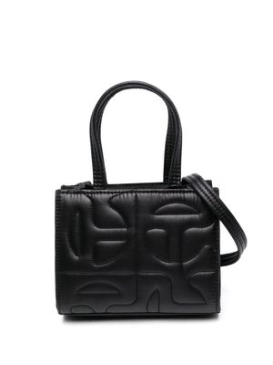 Moose Knuckles quilted-logo tote bag - Black