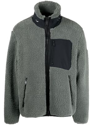 Moose Knuckles Saglek zip-up fleece jacket - Green