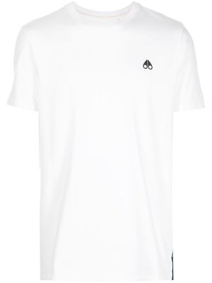 Moose Knuckles Satellite logo-patch T-shirt - Black