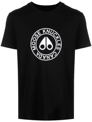 Moose Knuckles Satellite logo-print T-shirt - Black