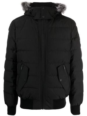 Moose Knuckles Scotchtown shearling-trim padded jacket - Black