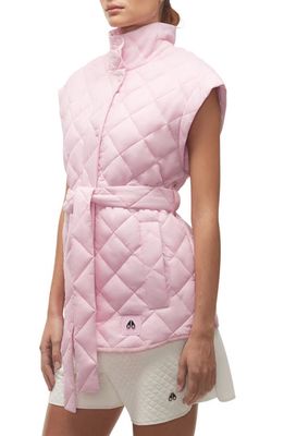 Moose Knuckles St Clair Quilted Vest in Fashion Pink
