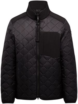Moose Knuckles Statewood quilted zip-up shirt jacket - Black