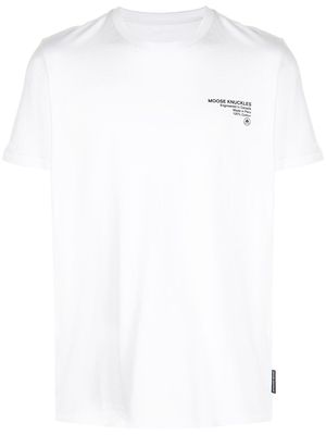 Moose Knuckles Sunshine logo-print T-shirt - White