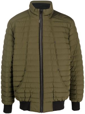 Moose Knuckles zip-up padded down jacket - Green