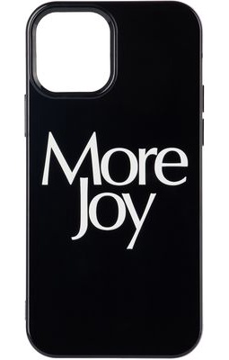 More Joy Black Logo iPhone 12 Case