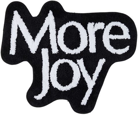 More Joy Black 'More Joy' Bath Mat