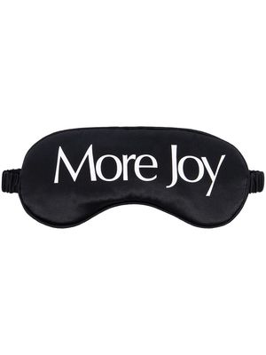 More Joy More Joy silk eye mask - Black
