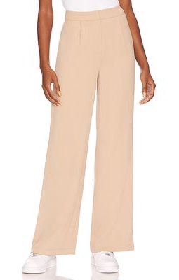 MORE TO COME Irena Wide Leg Pant in Tan