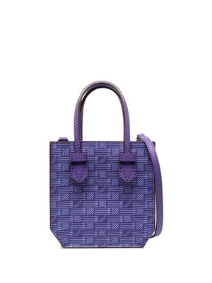 Moreau Bregancon leather tote bag - Purple