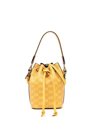 Moreau La Pon leather bucket bag - Yellow