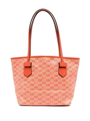 Moreau Saint Tropez leather tote bag - Orange