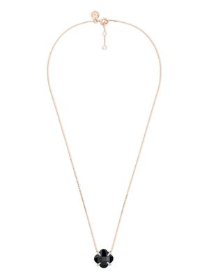 Morganne Bello 18kt rose gold Victoria onyx and diamond necklace