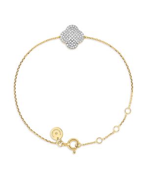 Morganne Bello 18kt yellow gold Chance diamond bracelet