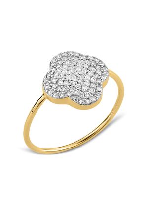 Morganne Bello 18kt yellow gold Chance diamond ring