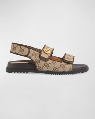 Moritz Monogram Easy Slingback Sandals