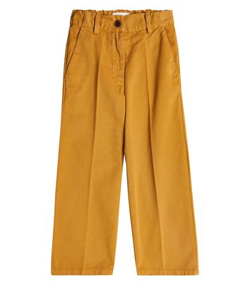 Morley Pleated cotton pants