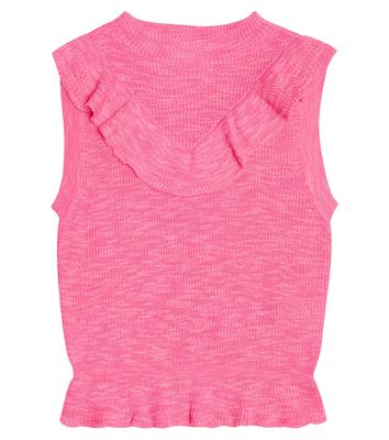 Morley Punto cotton-blend rib-knit top