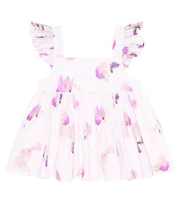 Morley Sky floral cotton dress