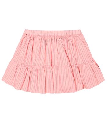 Morley Tiered cotton and wool skirt