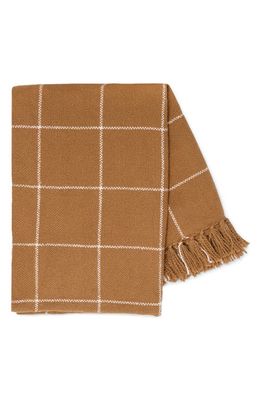 Morrow Soft Goods Claude Throw Blanket in Hazelnut /Natural
