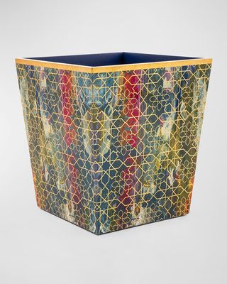 Mosaic Abstract Lacquer Waste Bin