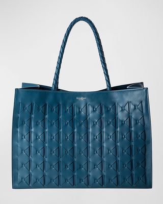 Mosaic Leather Tote Bag