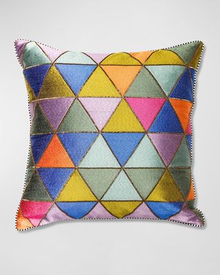 Mosaic Triangle Pillow