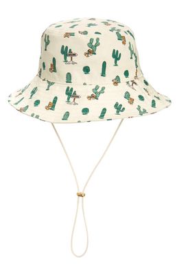 Moschino Bear Cactus Bucket Hat in Color 1 White
