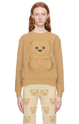 Moschino Beige Teddy Bear Sweatshirt