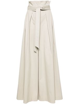 Moschino belted wide-leg trousers - Neutrals