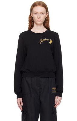Moschino Black Sartorial Sweatshirt