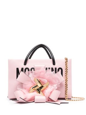 Moschino bow-detailing tote bag - Pink