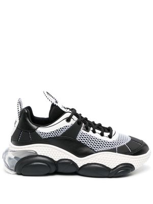 Moschino Bubble Teddy low-top panelled sneakers - Black