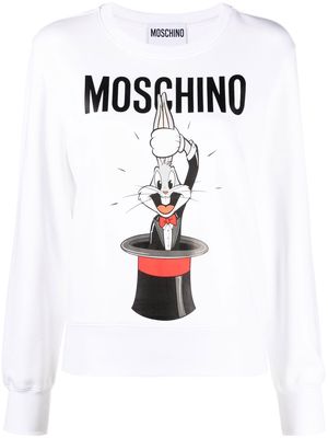 Moschino Bugs Bunny print sweatshirt - White